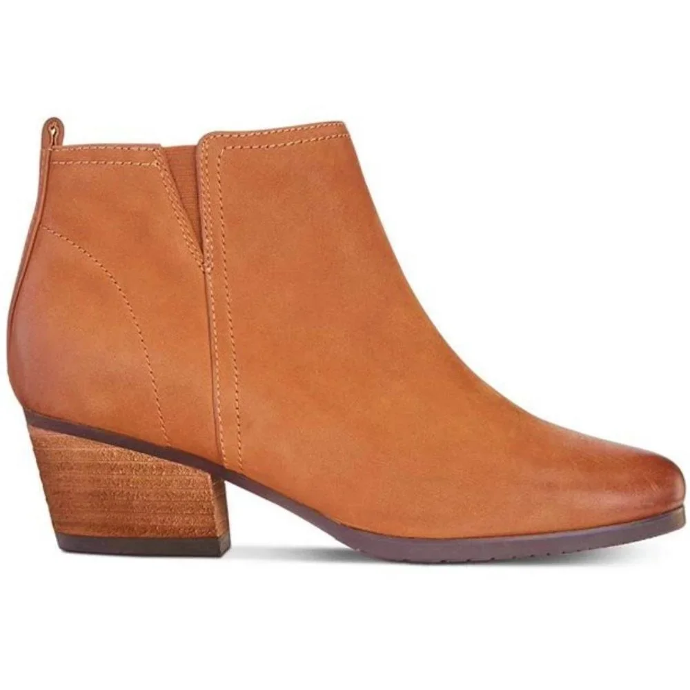 Aqua College Isla Nubuck Leather Ankle Boots Sz 10 NIB